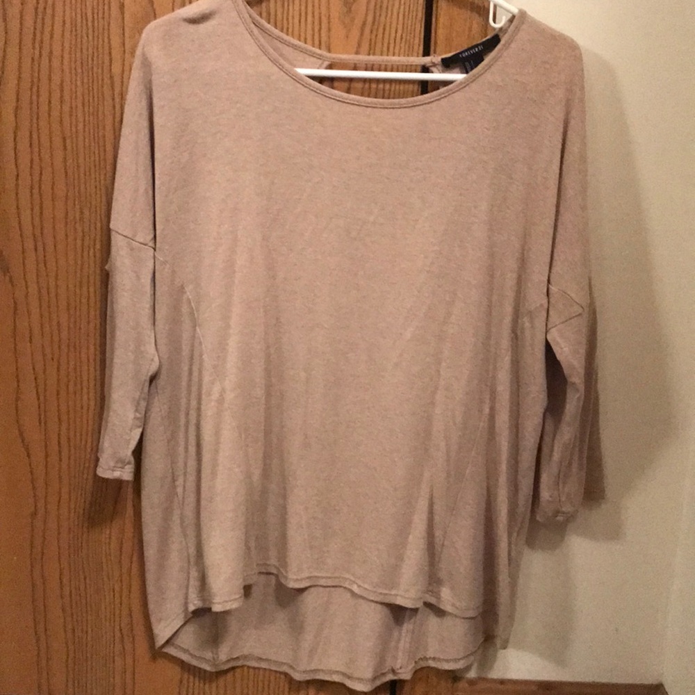 Open back shirt